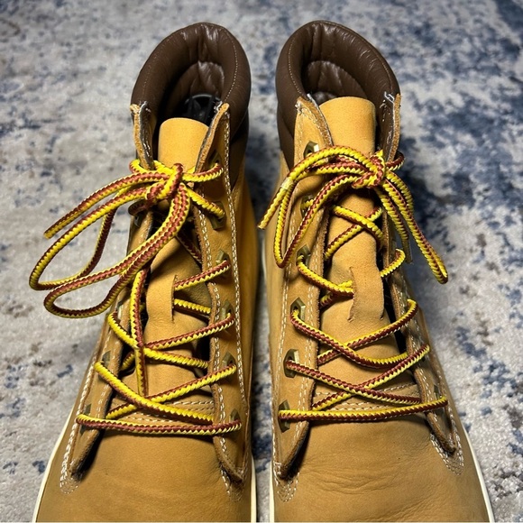 Timberland Dausette Wheat Brown Lace-Up Ankle Sneakers Size 9 - Picture 5 of 9